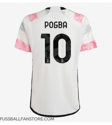Juventus Paul Pogba #10 Replik Auswärtstrikot 2023-24 Kurzarm